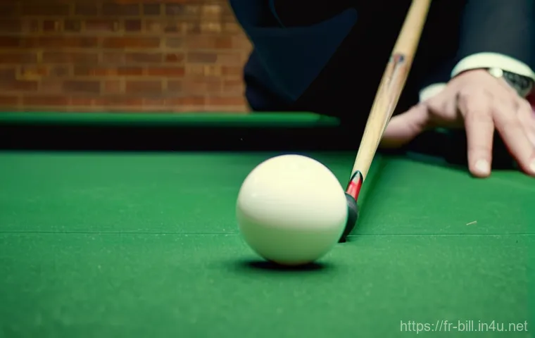 당구 라운드별 전략 - A male professional billiard player, impeccably dressed in a sharp vest and long-sleeved shirt, stan...