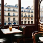 Home 19 당구 치는 법 기초 - Prompt 1: Beginner's Focused Practice in a Parisian Café**