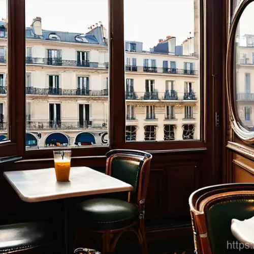 Home 31 당구 치는 법 기초 - Prompt 1: Beginner's Focused Practice in a Parisian Café**